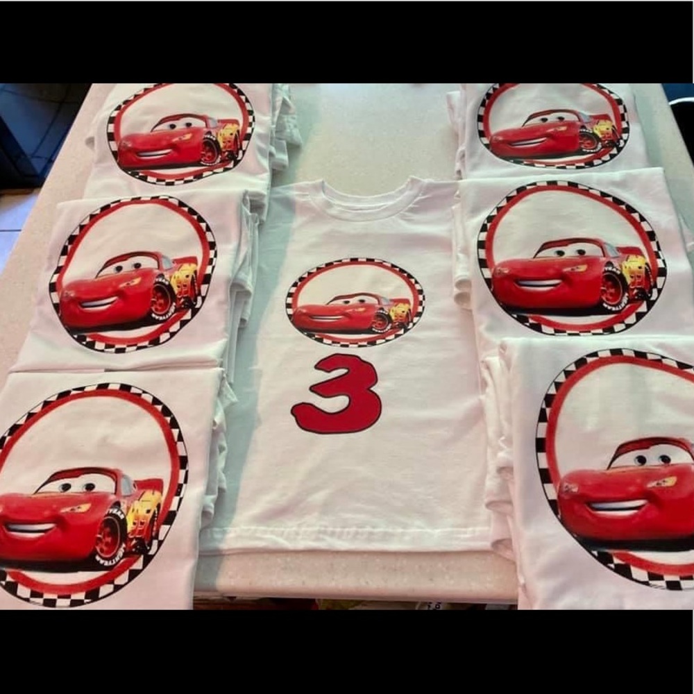 New tee “Lighting Mcqueen” for kids aka adults